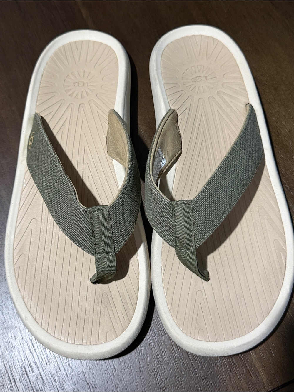 UGG Brookside II Olive Sandals 12